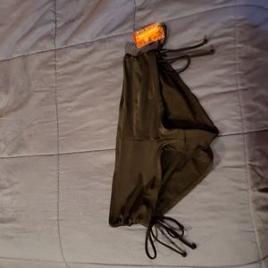 Jow Boxers boy short bikini bottom with ruched tie sides